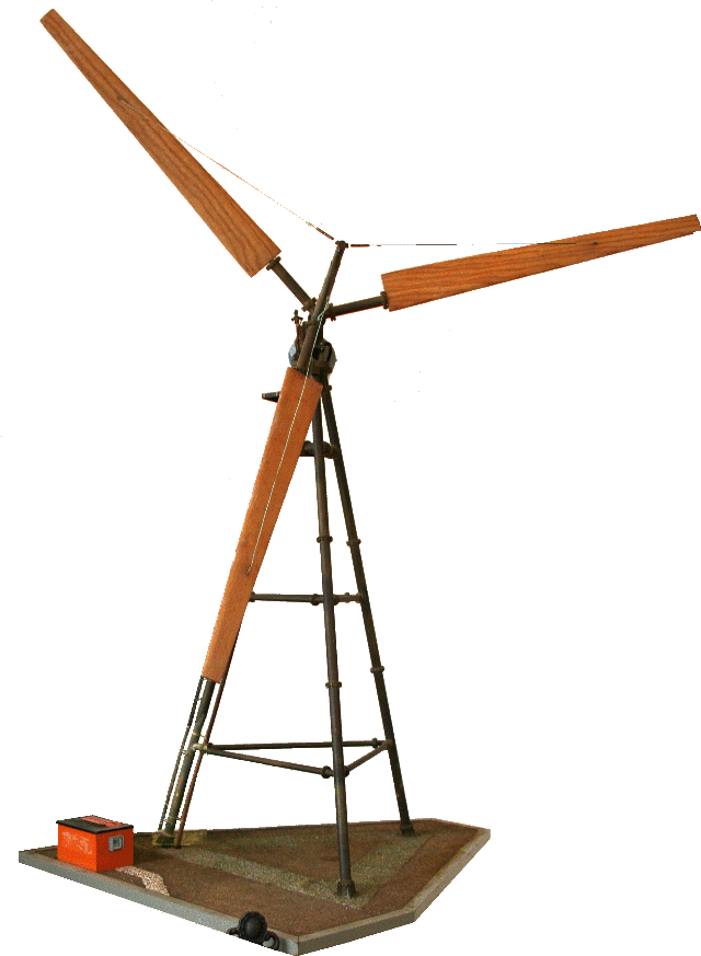 15 - Modell der Windkraftanlage WR100