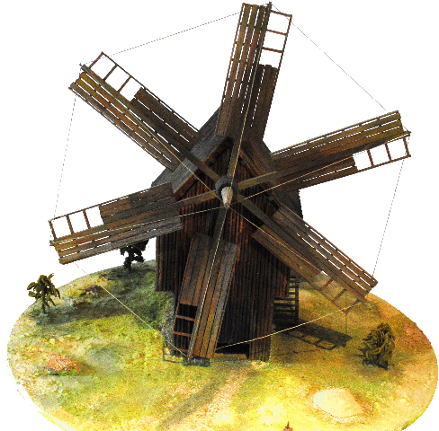 Modell Balkenmühle in Odessa