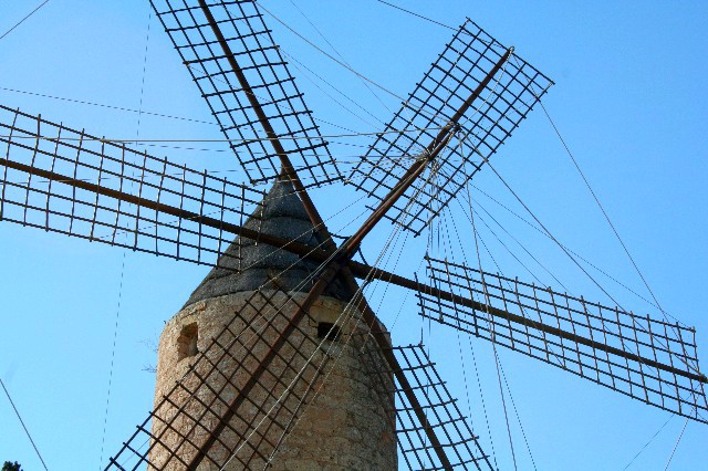 Original einer Mallorca-Mühle