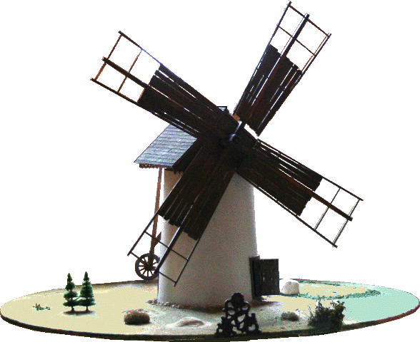 53 - Modell einer Mühle auf Gotland (Zar und Zimmermann)