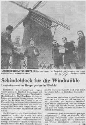 Rheinische Post "Neue Schindeln"