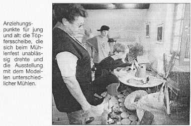 in der Mühlenausstellung
