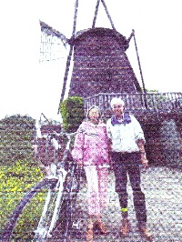 mit dem Fahrrad zur Mhle