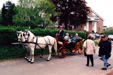Honoration mit Kutsche