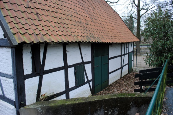 Ost-Ansicht Wassermühle - Fachwerksbau